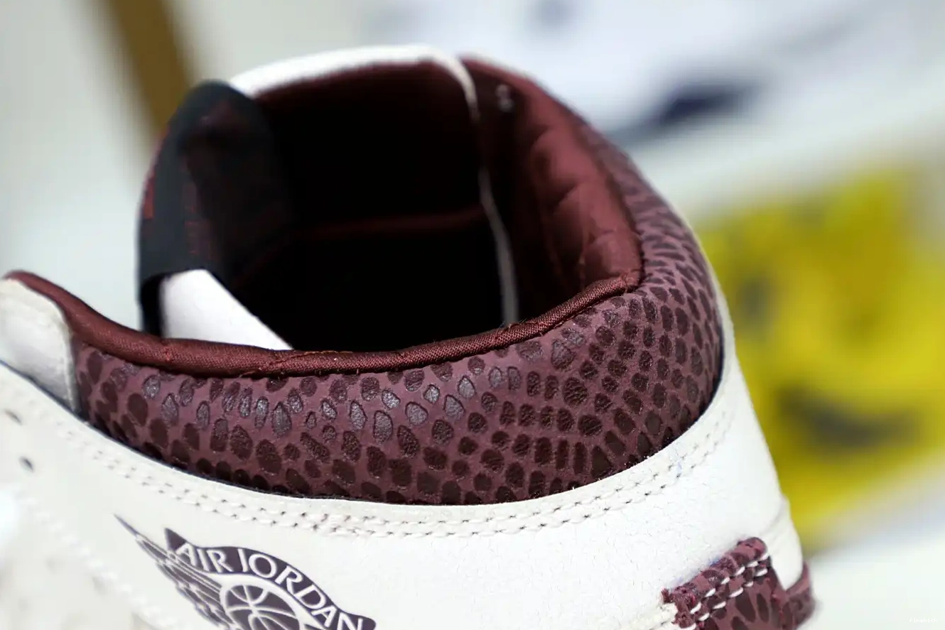 og high 1 Maniére burgundy